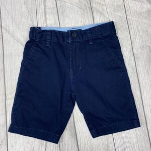 Nautica kids uniform chino shorts navy blue sz 5